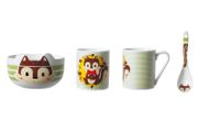 Children Breakfast Set Porcelain Squirrel