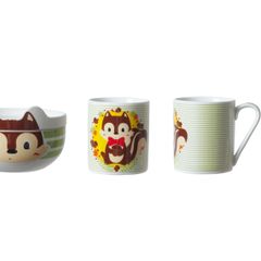 Children Breakfast Set Porcelain Squirrel