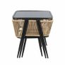 Korfu Coastal Patio Set  Outdoor Table + 2 Chairs Image 5