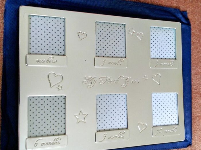 My first year photo frame
