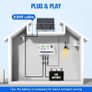 25W 12V Monocrystalline Solar Panel Kit with Solar Charge Controller: 25W Solar Panel + SAE Connection Cable +10A Controller for Boat RV 12V Deep Cycle Battery Chicken Coop Gate Opener Image 5