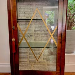 Vintage Glass Cabinet