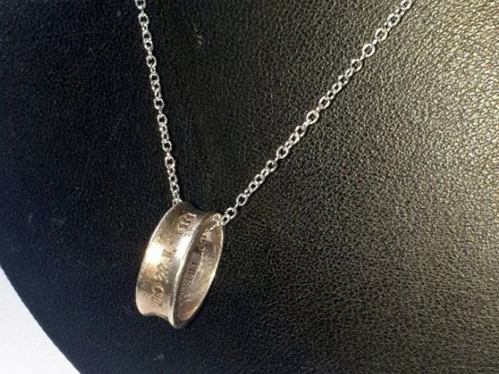 Authentic Vintage Tiffany & Co. 1837 Silver Ring