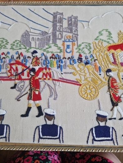 vintage cross-stitch