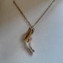 ladies 9ct gold chain and pendant Image 10