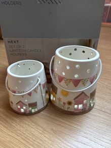 Set of 2 candle holders