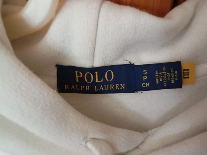Ralph Lauren white Polo Hoody