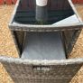 Rattan bistro set outdoor garden furniture Image 4