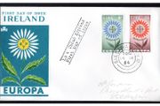 1964 Ireland Europa (CEPT) Commemorative Stamps Illustrated First Day Cover (FDC)