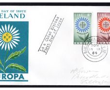 1964 Ireland Europa (CEPT) Commemorative Stamps Illustrated First Day Cover (FDC)