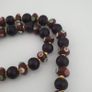 Antique Venetian African Style Eyes & Brown African Glass Beads Necklace Image 10