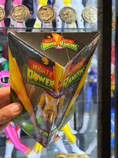Mighty Morphin Power Rangers Yellow Ranger Triangle box