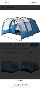 trespass 6 man tent tent