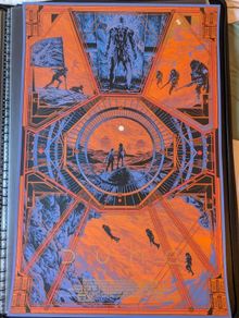 Dune Part 2 Screen Print Poster by Kilian Eng Rare hand numbered limited edition