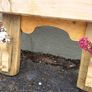 Rustic Oak Beam floating shelf / display Image 5