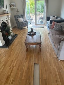 solid wooden floor
