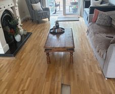 solid wooden floor