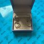 Dottilove 18K Gold Plated Heart Earrings Stainless Steel New In Box Image 2