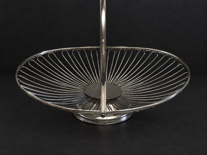 Vintage Silver-Plated Fruit Basket