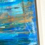 Large Framed Original Seascape by Artist Irish Art Original Art Abstract Art Image 3