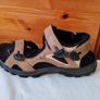 Ecco off the road sandles Size 8 eu 42 tan leather in good condition Image 7