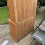 Two piece old pine cabinet Image 4
