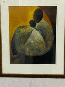 Abstract print nicely framed