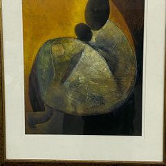 Abstract print nicely framed