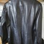 Black real leather Jacket UK 14 Image 5