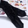 Stylish Black Satin Like Gloves - new - great accessory Image 3