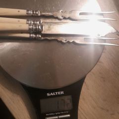 vintage chinese solid silver cutlery ,172g,full halmark