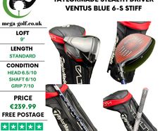 Taylormade Stealth Driver / 9 Degree / Ventus Blue 6-S Stiff