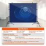 365.7 x 304.8 cm Heavy Duty Backdrop Stand, Height Adjustable Photography Backdrop Stand, Background Support System with 6 Clamps Image 6