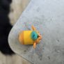 Disney Tsum Tsum Gus 1 inch Vinyl Mini Figure Cinderella Mouse Green Hat Image 5