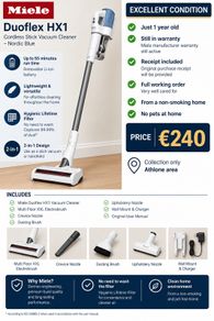 Miele Duoflex HX1 vacuum cleaner