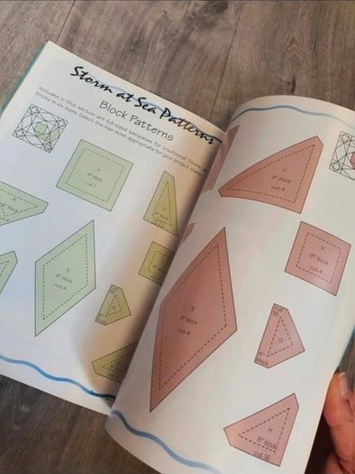 RARE Storm at Sea Quilt Pattern Book