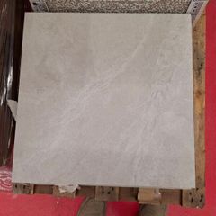 Durstone.  5.76m2 60x60 tiles light grey