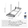 Chainsaw Mill, Portable Sawmill 36 cm-122 cm Guide Bar, Galvanized Steel Chainsaw Planking Mill with 0.5 cm-30 cm Cutting Thickness Image 3