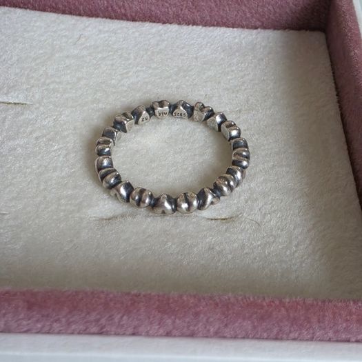 Pandora forever love hearts stackable ring size (52)(no box)
