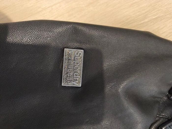 Superdry leather jacket size XL