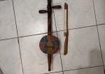 2 stringed North African like fiddle violin