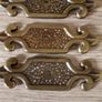 Vintage Brass Knobs and Hinges Set Image 4