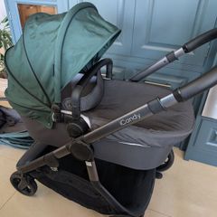 iCandy Orange Buggy/ Pram system & kiddy car seat