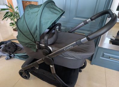 iCandy Orange Buggy/ Pram system & kiddy car seat