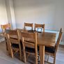 Dining table and 6 chairs Image 3