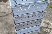 Grey stacking crates 2 euro each