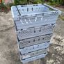 Grey heavy duty stacking crates 2 euro 50 cent each Image 3