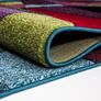 Multicoloured Large Rugs for Living Room Soft Thick Colorful Bedroom Rug Geometric Design Door & Floor Mat (Polygone, 160 x 230 cm) Image 2