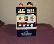 Vintage Ceramic "Empire City Casino Yonkers Raceway" Money box