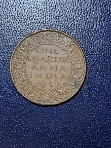 India- British quarter Anna coin